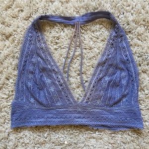 Lilac/Light Purple Lace Bralete